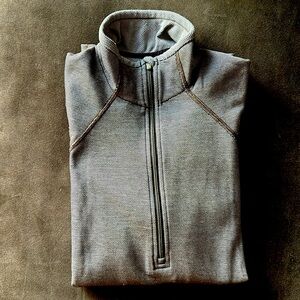 Patagonia Half-zip base layer lightweight brown women's sz S